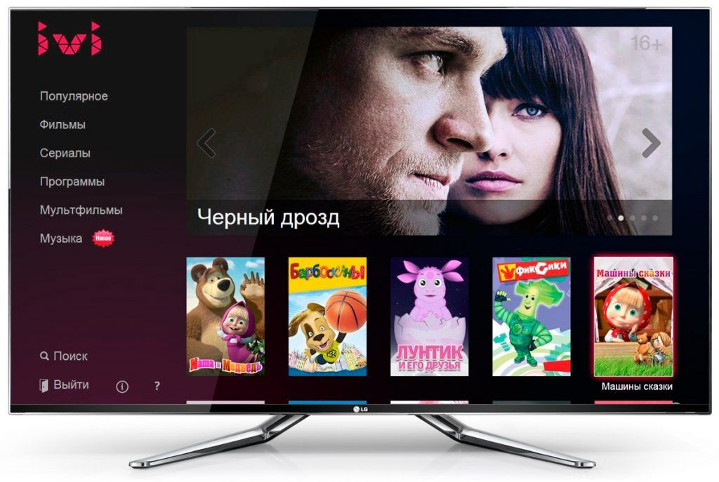 Программа Ivi для Смарт-телевизора